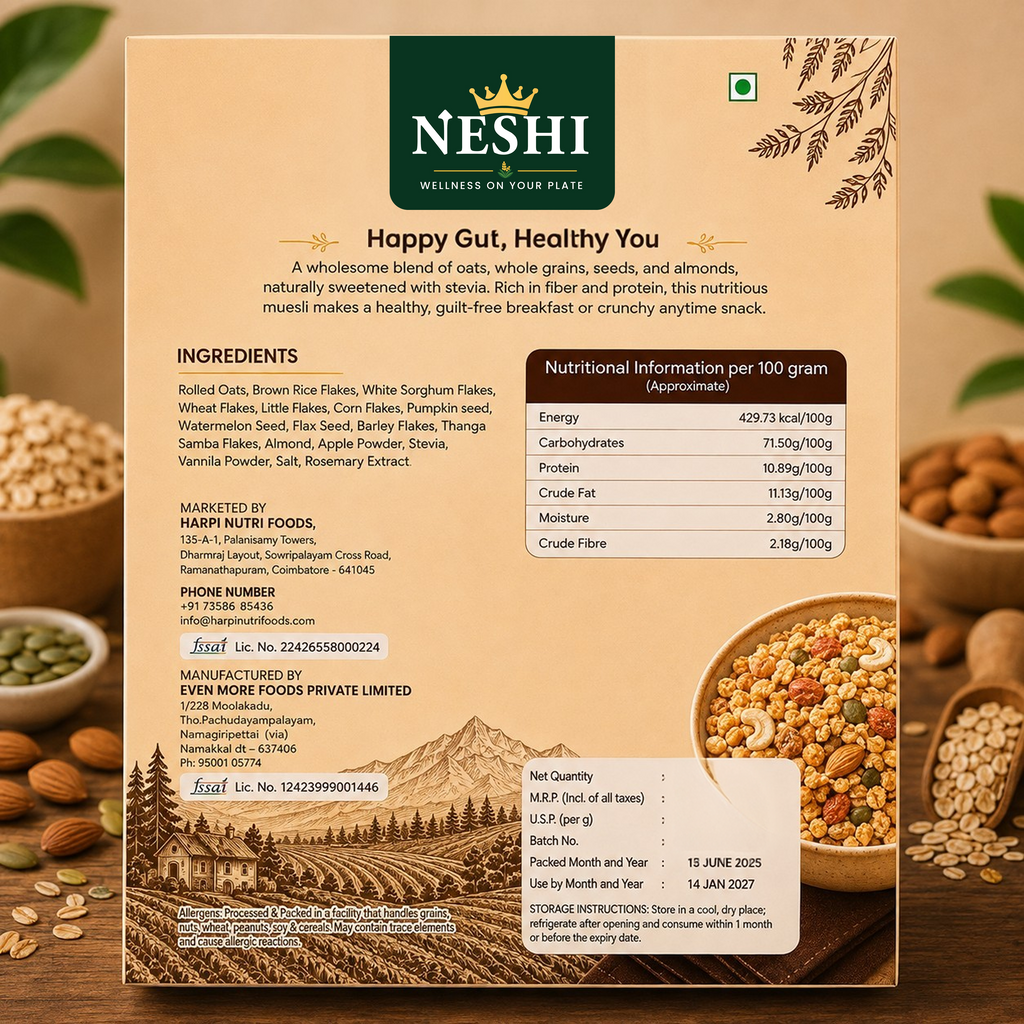 Sugar-Free Stevia Muesli