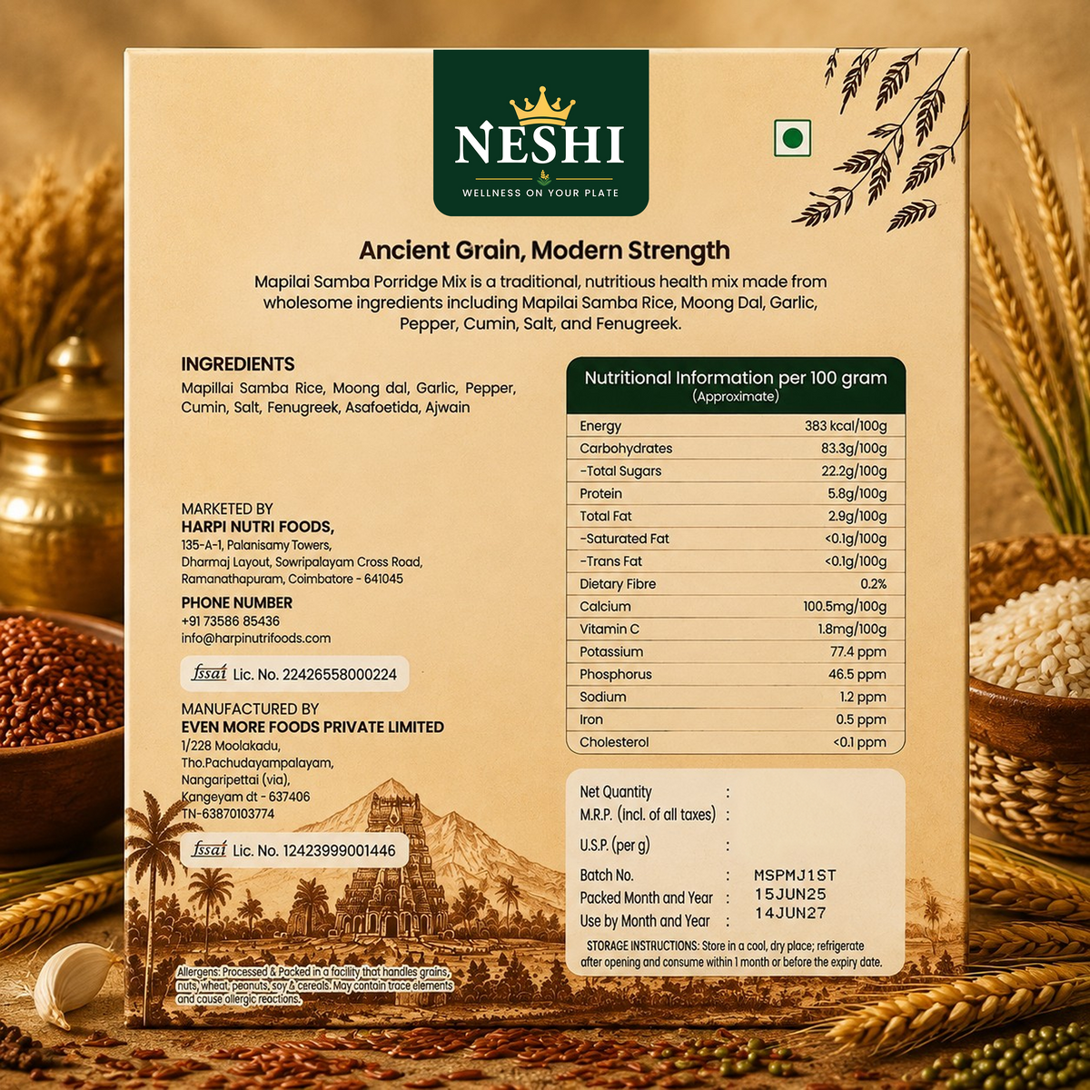 Mapillaisamba Porridge Mix