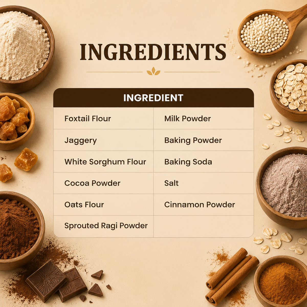 Sample Cocoa Millet pancake