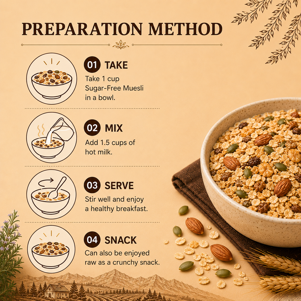 Sugar-Free Stevia Muesli