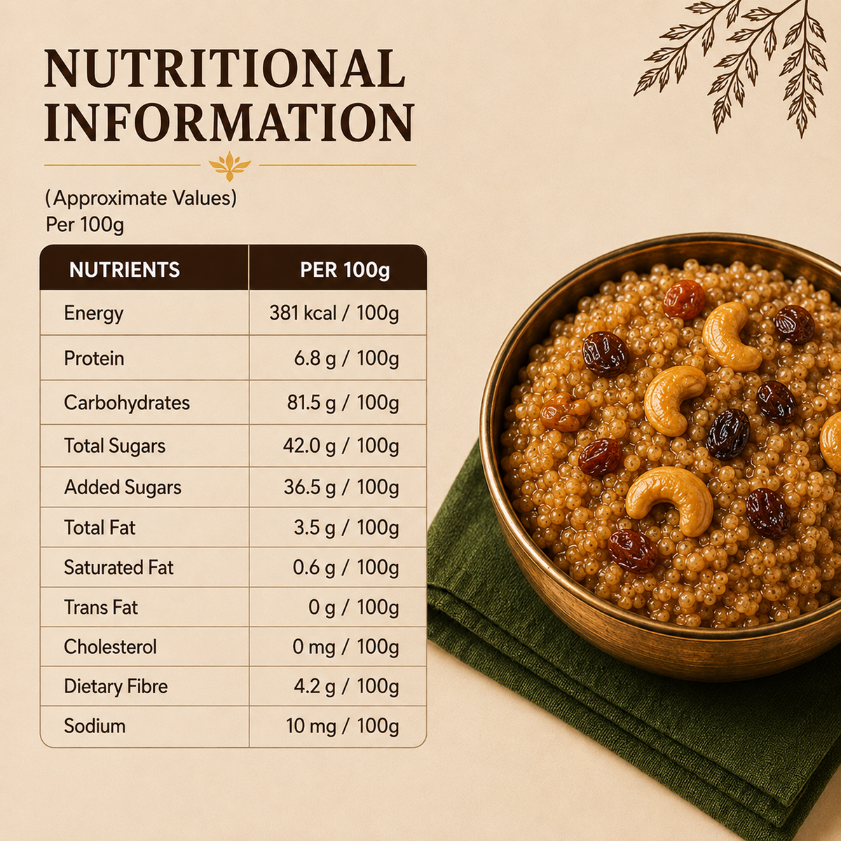 Foxtail Sweet Pongal