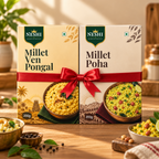 Millet Ven Pongal + Millet Poha