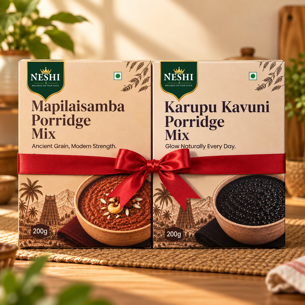 Karuppukavuni Porridge Mix + Mapillaisamba Porridge Mix