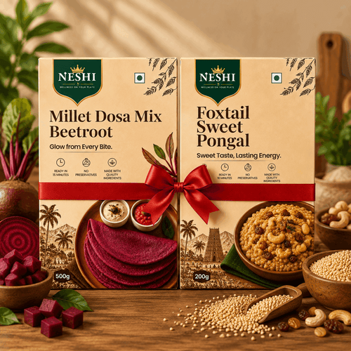Foxtail Sweet Pongal + Millet Beetroot Dosa Mix