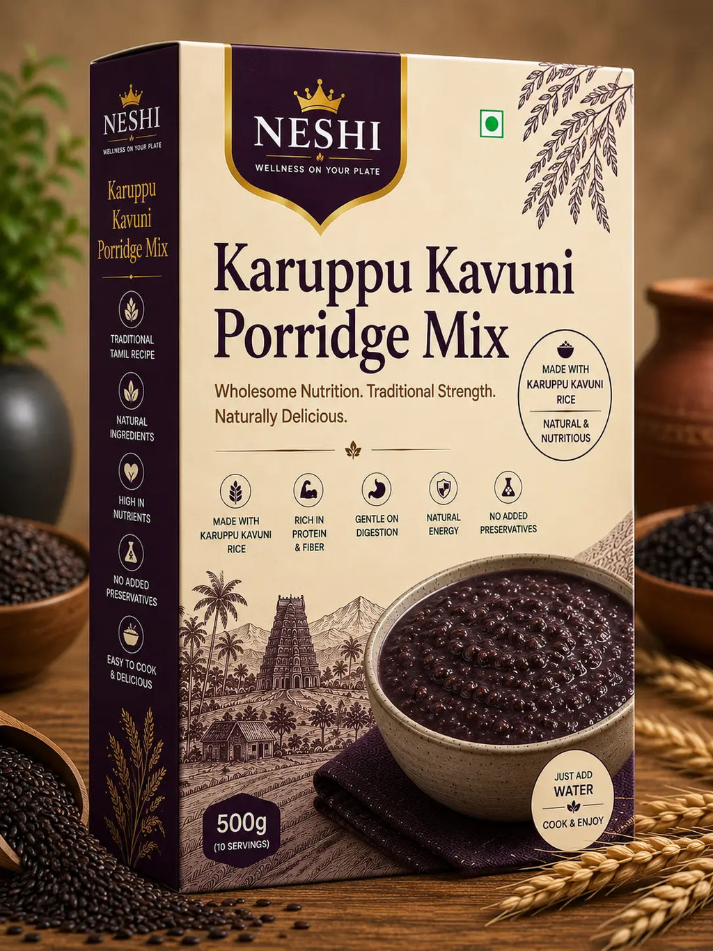 Karuppu Kavuni Porridge Mix