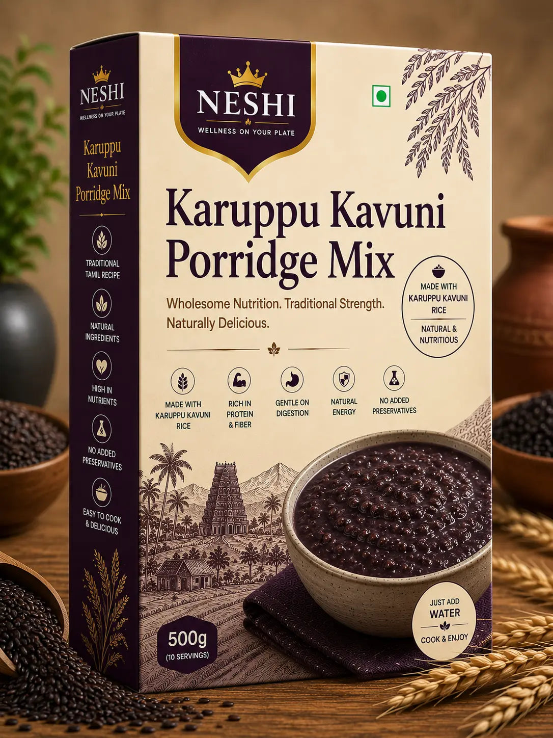 Karuppu Kavuni Porridge Mix