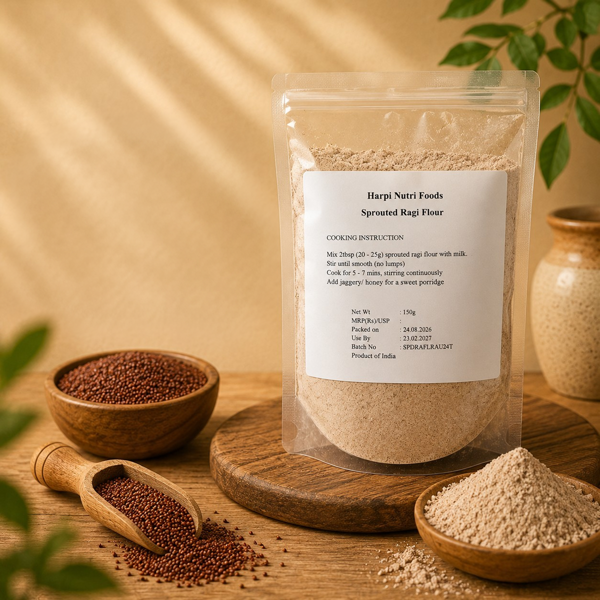 Sample Sprouted ragi flour