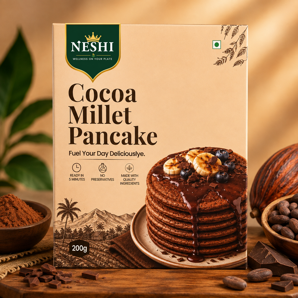 Cocoa Millet Pancake