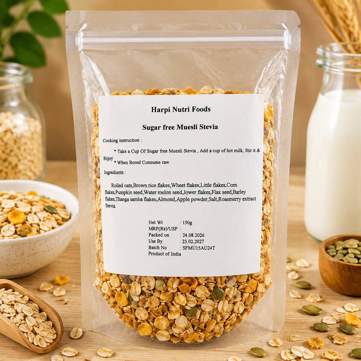 Sample Sugarfree stevia museli