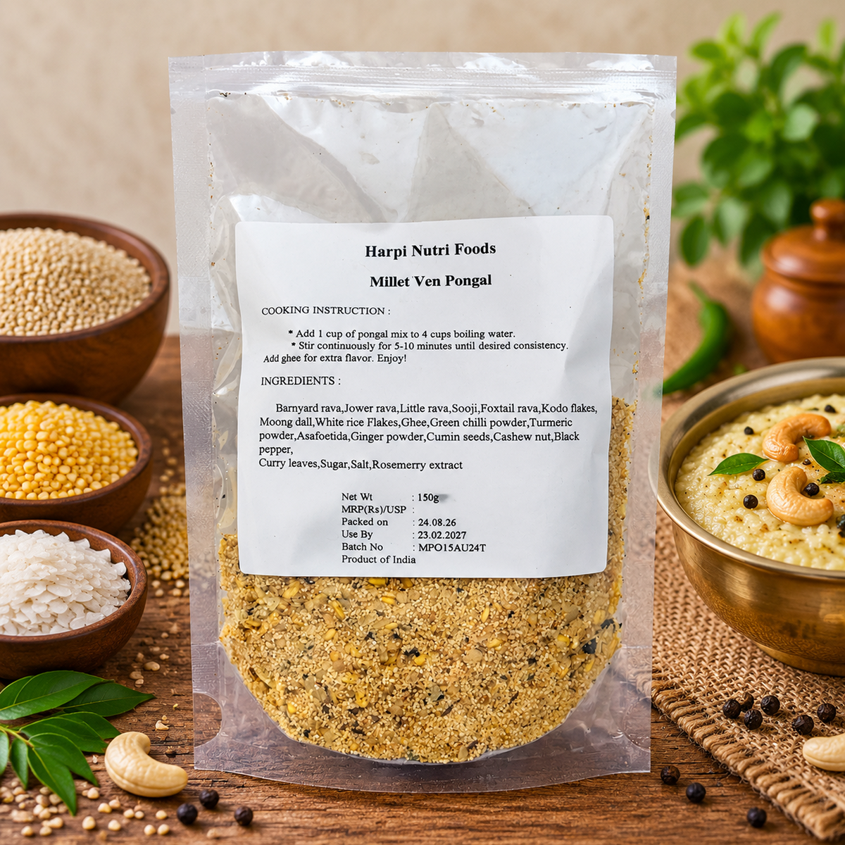 Sample Millet ven Pongal