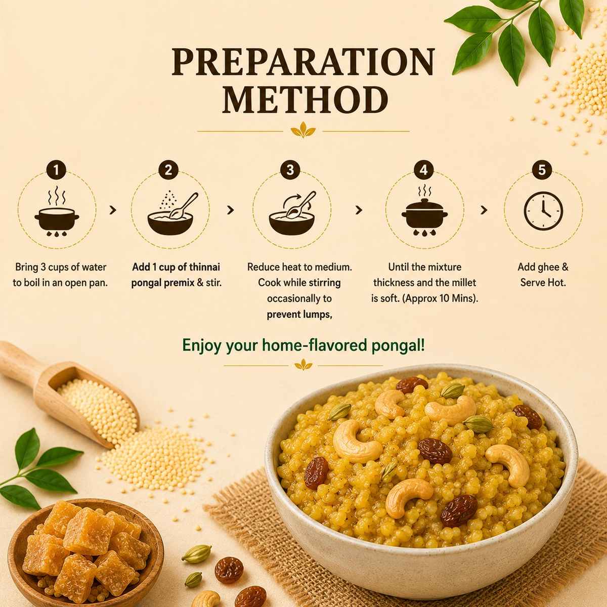 Sample Foxtail sweet Pongal