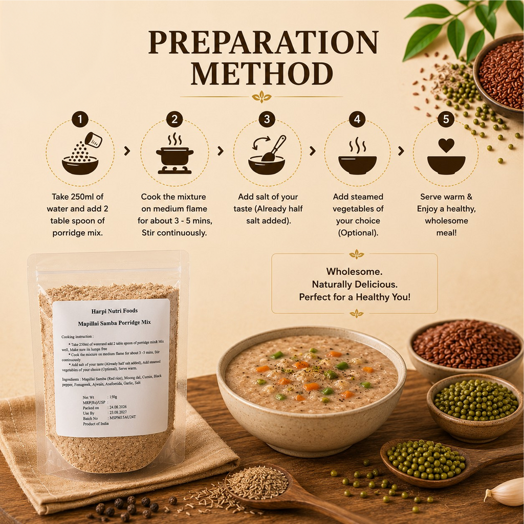 Sample Mapillaisamba porridge mix